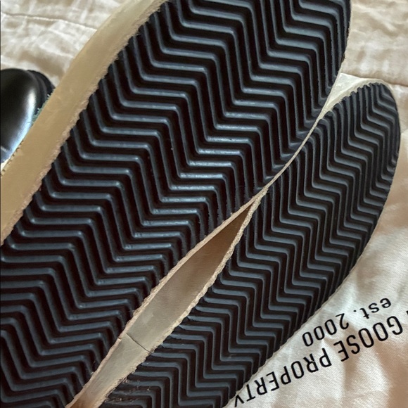 Golden Goose White and Teal Sneakers - Picture 5 of 7